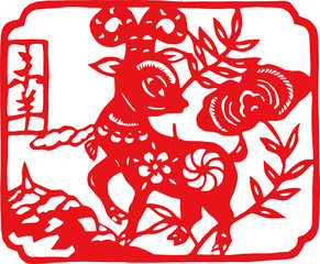 Chinese traditional Chinese zodiac pattern