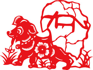 Chinese traditional Chinese zodiac pattern