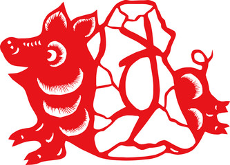 Chinese traditional Chinese zodiac pattern