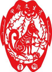 Chinese traditional Chinese zodiac pattern