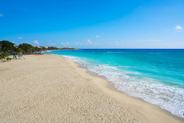 Fototapeta na wymiar Playa del Carmen beach in Riviera Maya