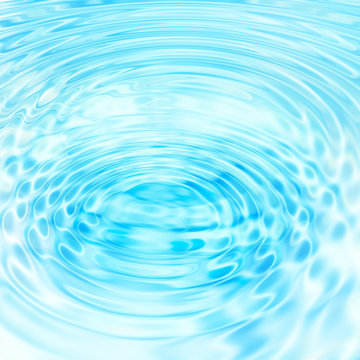 Abstract blue water ripples