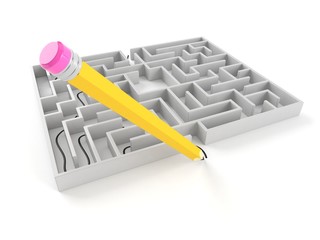 Maze solution concept