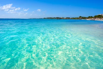 Fotobehang Mahahual Caribisch strand in Costa Maya © lunamarina