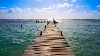 Mahahual Caribbean beach in Costa Maya