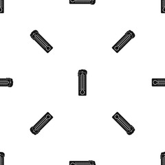 Thermometer pattern seamless black