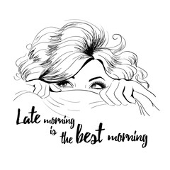 Fashion morning lady