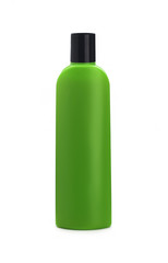 Bottle for shampoo on white background