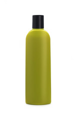 Bottle for shampoo on white background