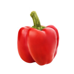 Red pepper on a white background