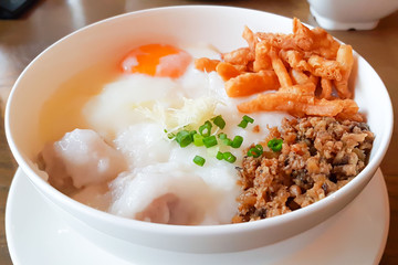 broken-rice congee or rice soup