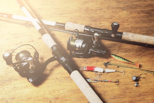 pike fishing rods with lures
