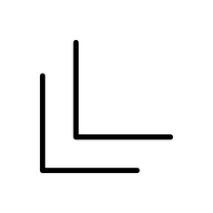 Line flat icon
