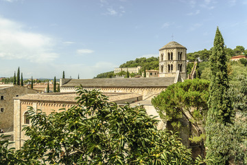 Fototapeta premium urban scenery of the city of Gerona, Spain.