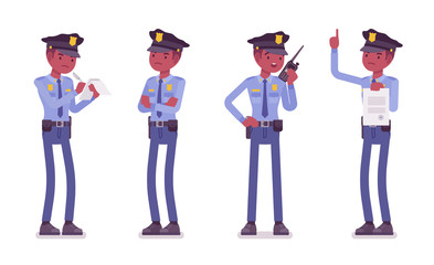 Policeman on duty
