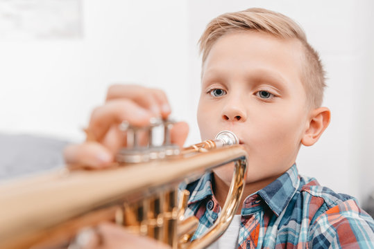 Child Playing Trumpet Images – Browse 4,809 Stock Photos, Vectors