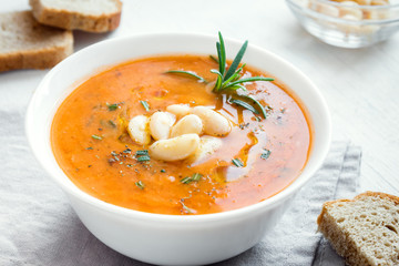 Bean and vegetable soup