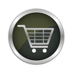 Button Set - dunkel mit silbernem Ring - Einkaufswagen