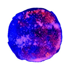 Vector watercolor spot background, abstract texture hand drawn illustration