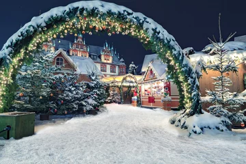 Türaufkleber Coburger Christmas market © Val Thoermer