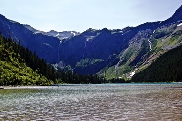 Fototapeta na wymiar Avalanche Lake
