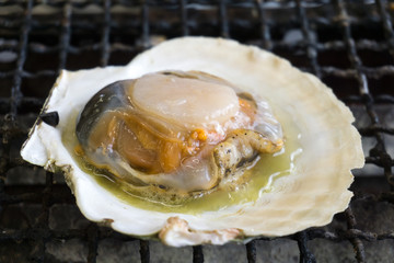 海鮮バーベキュー ホタテ
