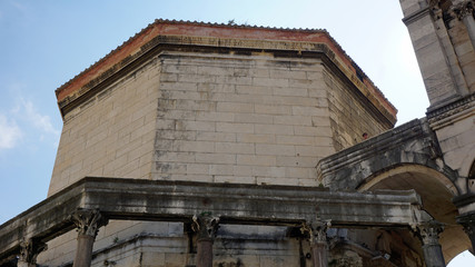 diocletians palace in the croatian town split