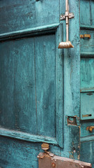 close up from rotten door in croatia