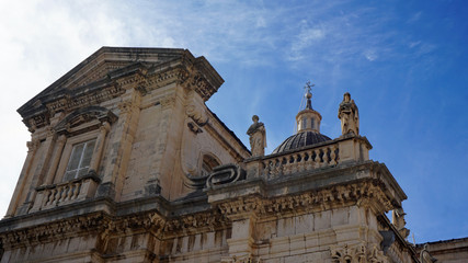 historical old town of dubrovnik in croatia