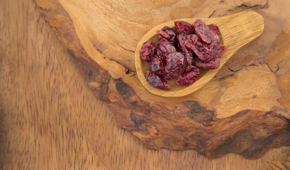 Dried red cranberries - Oxycoccus