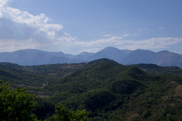 Vista panoramica della Maiella, Abruzzo, Italy