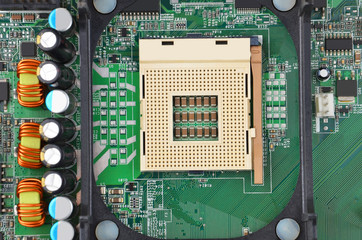 Computer motherboard, CPU socket