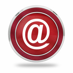 bouton email rouge