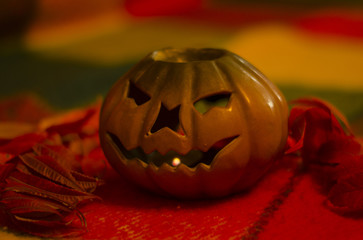 Ceramic pumpkin