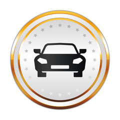 Obraz premium Luxus Button weiß - Sportwagen