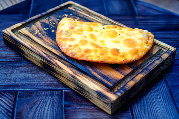 Khachapuri traditional Georgian bread with cheese