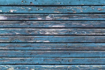 Obraz premium The old blue wood texture with natural patterns