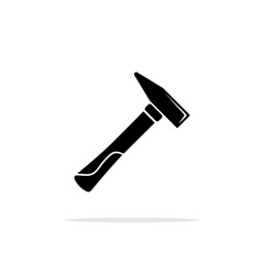 Hammer icon vector.