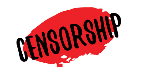 Censorship rubber stamp. Grunge design with dust scratches. Effects can be easily removed for a clean, crisp look. Color is easily changed.