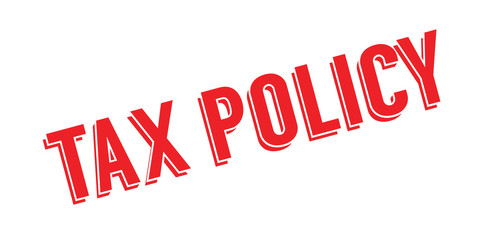 Tax Policy rubber stamp. Grunge design with dust scratches. Effects can be easily removed for a clean, crisp look. Color is easily changed.