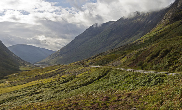 Street through Glen Coe