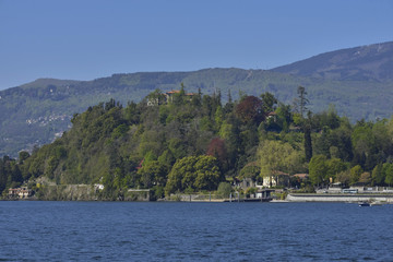 Fototapeta na wymiar Italy, Lake Maggiore; Intra-Pallanza,