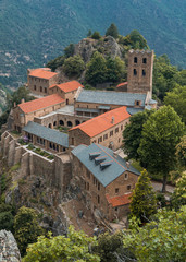 Obraz premium Romanesque Abbey of Saint Martin du Canigou