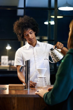 hispanic barista