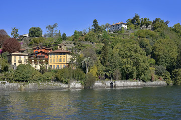 Fototapeta na wymiar Italy, Lake Maggiore; Intra, the hill with Villa Taranto.