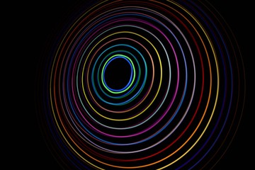 光の同心円
