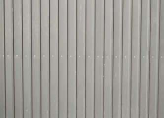 background texture of gray metal siding to finish the outside