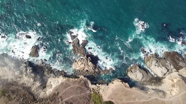 Aerial View of Northern California Coast