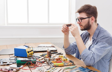 Technician upgrade of computer copy space