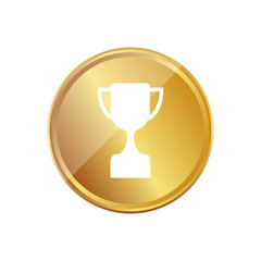 Gold Münze - Pokal